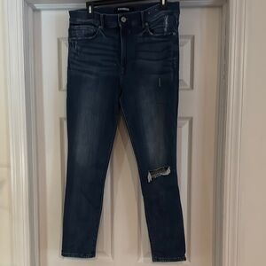 Express Blue Skinny Jeans Modern Fit